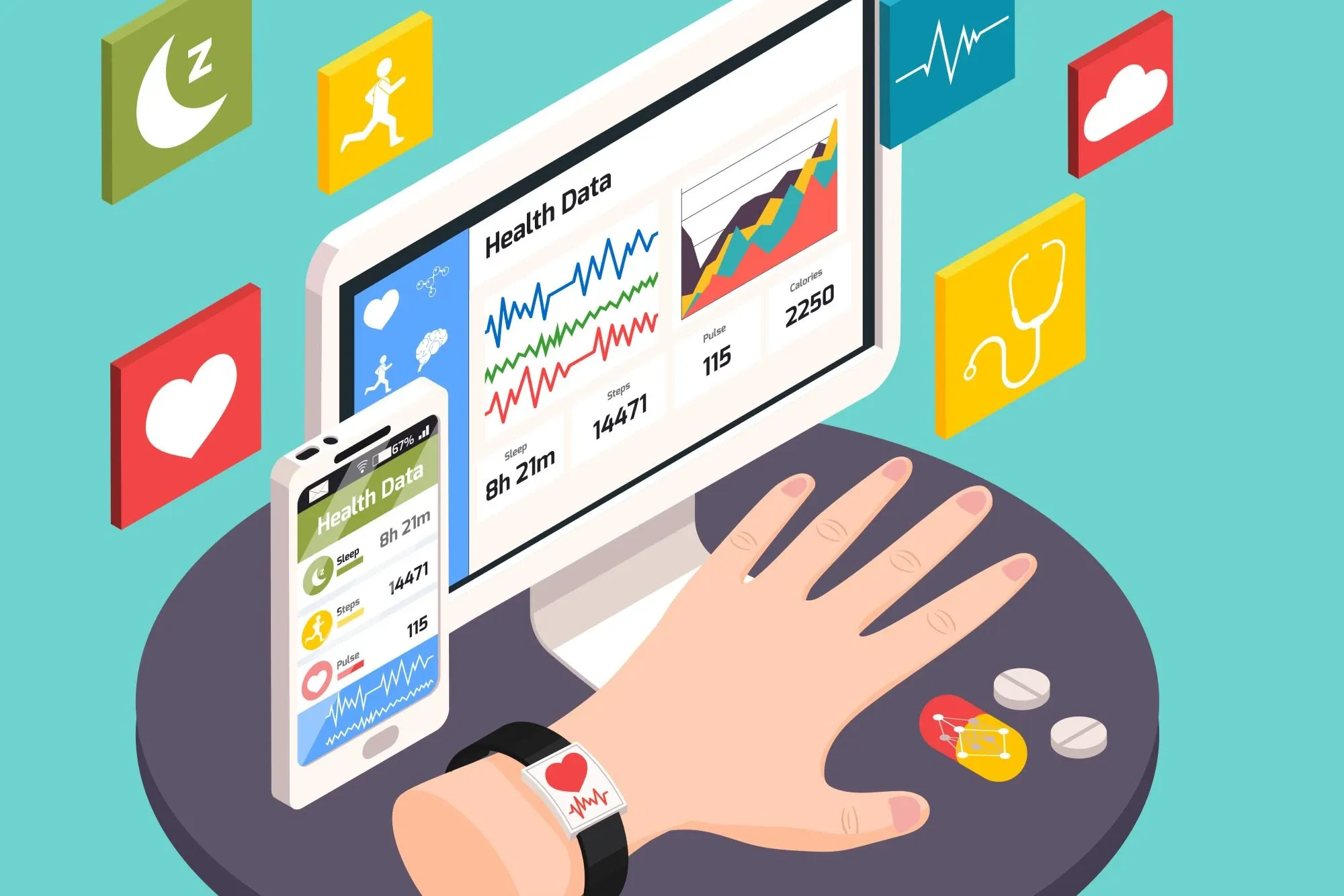El futuro de los dispositivos portátiles de salud personalizados